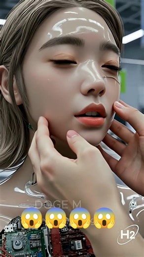 Unboxing Robot Girl ⚡Emotional First lock #robot #humanoidrobot #robotics #shorts