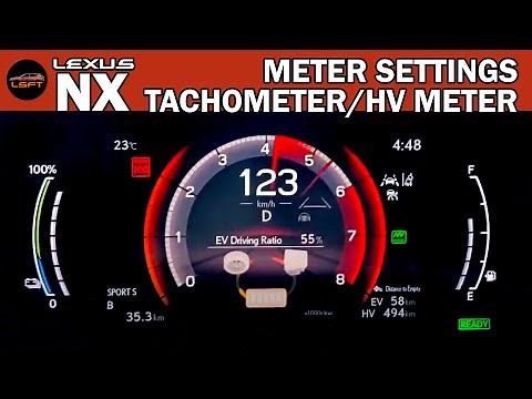 2022-2026 Lexus NX - Meter Settings