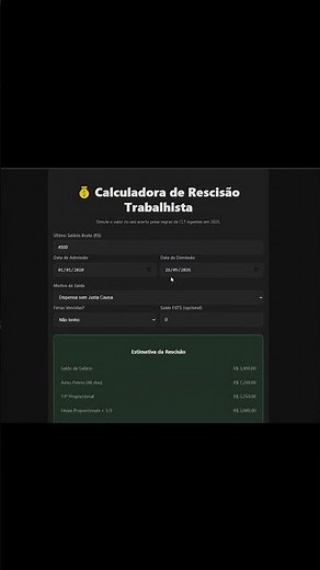 Cálculo de Rescisão 2026: Descubra o Valor Exato do seu Acerto 💰
