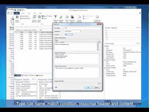 Creating an Auto-Responder with HTTP Debugger Pro