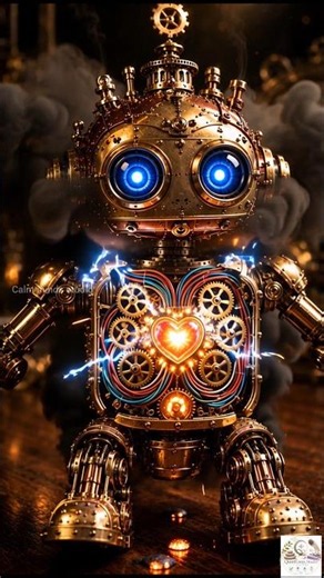 😳Self repairing steampunk robo | ASMR Video #asmr #relaxing #satisfying