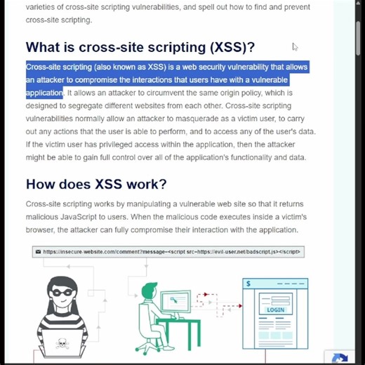 ايه هي ثغره cross site scripting