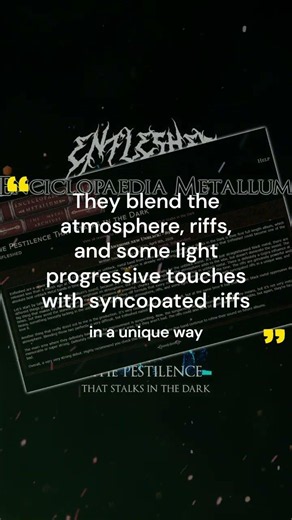 The Pestilence That Stalks In The Dark recibe un � en Enciclopaedia Metallum #blackeneddeathmetal