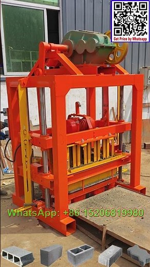 qtj4 40 manual cement concrete brick block making machine for 6 inch blocks with low cost