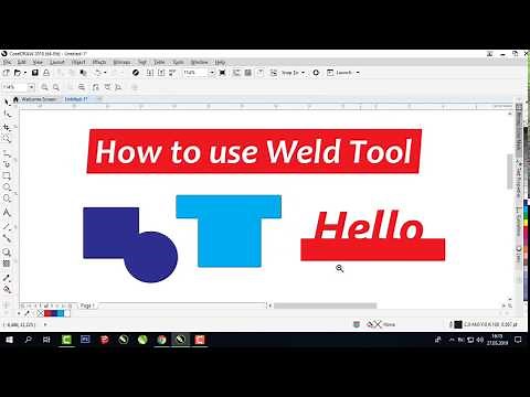 How to use Weld Tool in CorelDraw
