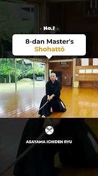 8th Dan Iaido Master Demonstrates Shohattō #musoshindenryu