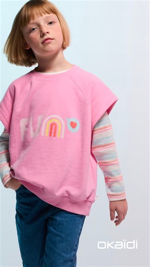 Nouvelles tenues faciles à combiner pour se composer de multiples looks confortables, colorés et joyeux 🌈 | Okaïdi