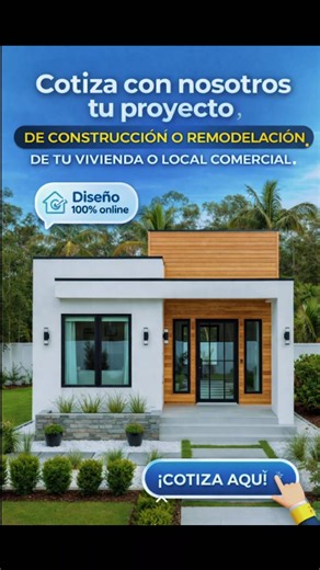 ¿Estás pensando en construir o remodelar tu vivienda o tu local comercial? 🏡✨ Con nosotros puedes diseñar y visualizar tu proyecto antes de construir. Ofrecemos diseño arquitectónico y remodelaciones 100% online, para que puedas cotizar tu proyecto de forma fácil, rápida y desde cualquier lugar. 📩 Escríbenos y cotiza tu proyecto hoy mismo. #diseñoarquitectonico #arquitecturamx #architecture #planosdecasas #ideasdeconstrucción