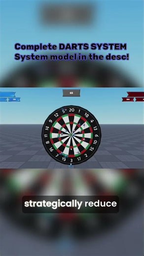 Roblox studio Darts system (FULL MODEL)
