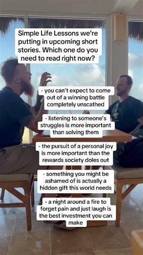 Which of these simple life lessons do you need to remind yourself right now? #storytelling