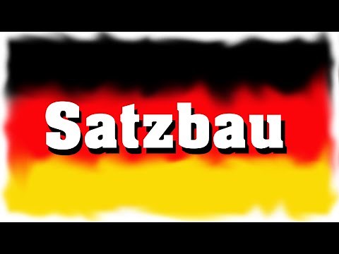 Satzbau im Deutschen schnell erklärt!