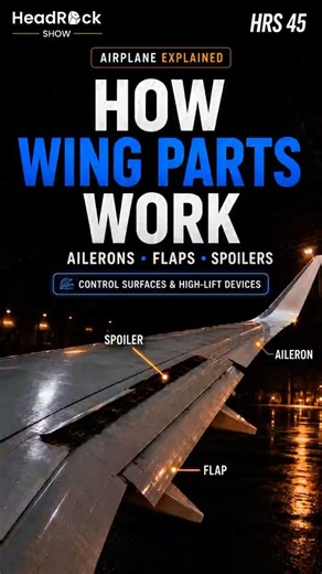 Ailerons, Flaps, Spoilers: Airplane Wing Parts Explained