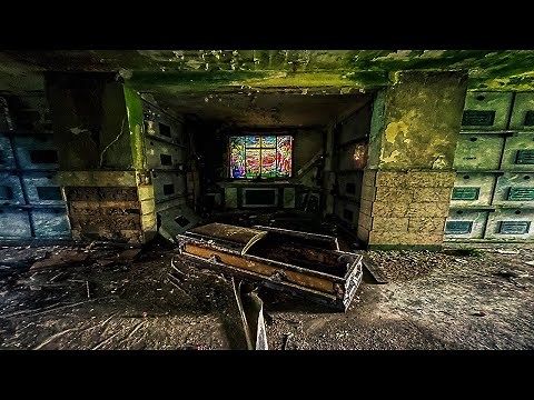 WARNING- Abandoned Rhode Island Mausoleum- Open Caskets, Graves Robbed, Remain On Floor-MUST SEE!