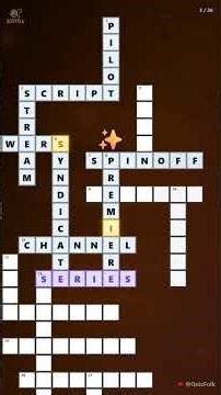 📺 Can You Solve This Top TV Series Crossword Challenge? #Shorts