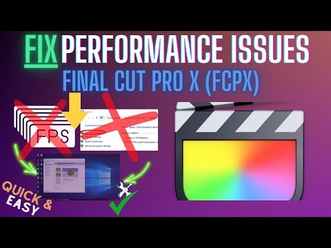 Final Cut Pro X Lag Fix – Fix Slow Playback, High CPU & Freezing – Tutorial