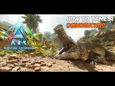How to Tame a Deinosuchus in ARK Survival Ascended #ark #arksurvivalevolved #arksurvivalascended
