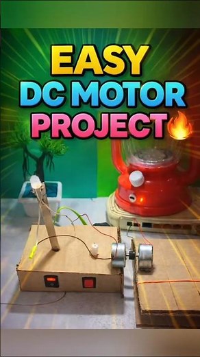 Easy DC Motor Project at Home | Simple Science Experiment | DIY Electric Motor 🔥