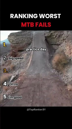 Ranking worst MTB fails😮​🫡​