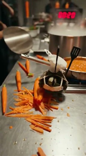 Turtle runs dinner service