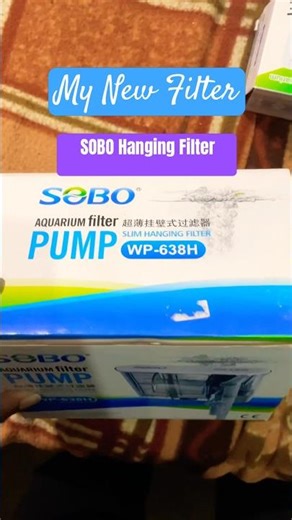 SOBO Hanging Filter For Aquarium #yt #fishaquarium #fish #fishtank #filter #sobohangingfilter #short