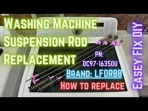 How to: Samsung washing machine suspension rod replacement - The Hard Way