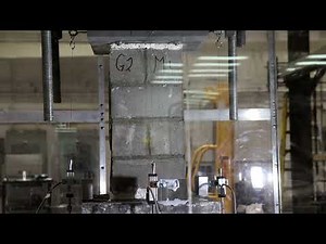 Testing of grouted concrete masonry prism