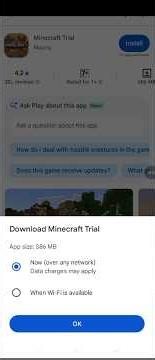 how to install the minecraft trial