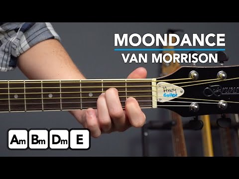 Van Morrison 'Moondance' - simplified guitar tutorial