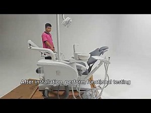 How to install dental chair /dental unit Gladent model GD-S300 unidad dental