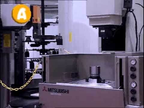 Mitusbishi EDM machine & System 3R automation