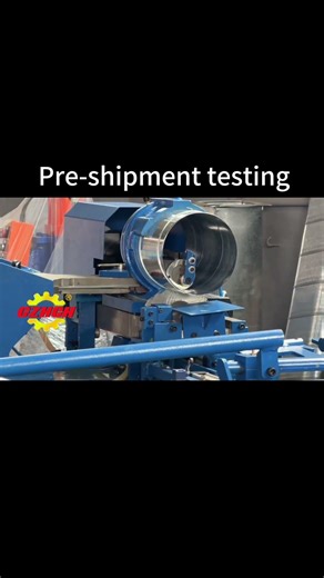 Spiral Duct Forming Machine finished testing, packed & ready to ship #spiral #hvac #DuctMachine