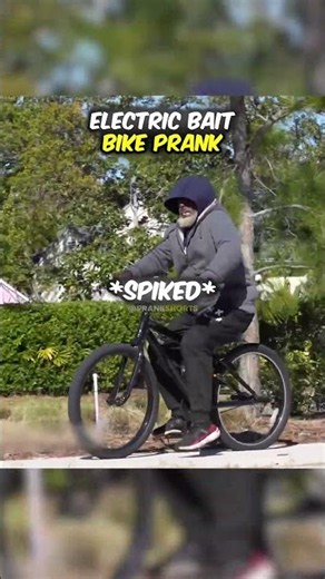 Electric Bait Bike Prank 😂