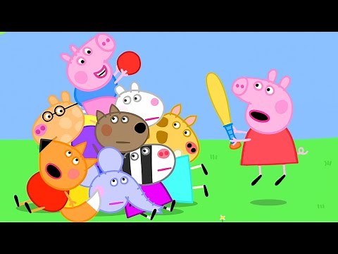 Play Bat and Balls with Peppa Pig | Peppa Pig Official Family Kids Cartoon