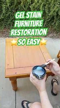 ✨ Easy DIY Furniture Restoration for Beginners | Refinish 2 Tables in 2 Hours