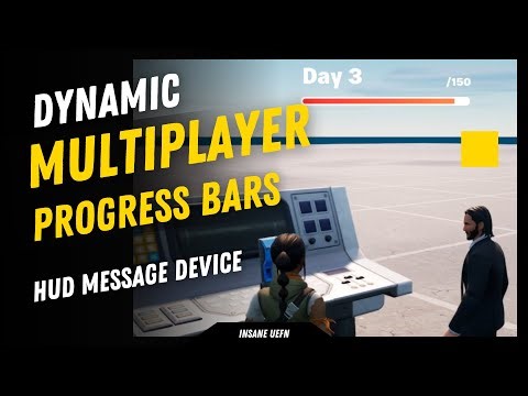 How to make a HUD Message Progress Bar + Dynamic Text - Part 2 Multiplayer
