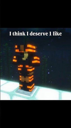 I Made the Coolest Leather Armor in Minecraft 🔥 (Black Dye + Rib Trim) #minecraft #gaming #mcpe