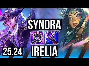 SYNDRA vs IRELIA (MID) | EUW Challenger | 25.24