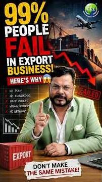 99% People FAIL in Export Business! Here's Why 😱 #shorts #short