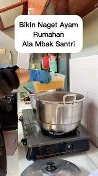 Resep nuget ayam ala santri