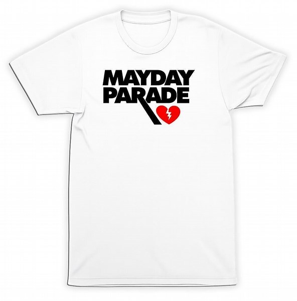 Mayday Parade Logo Heart T-shirt: Emotional Pop Punk Design - Alternative Rock Apparel, Unisex Cotton Tee - Etsy