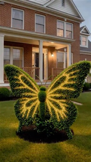 DIY Butterfly Decoration for Home Garden 🦋🌿 #shorts #homegarden