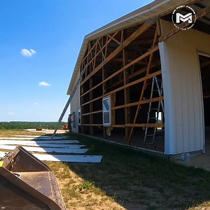 Taking Apart a 64 x 48 Post Frame Barn #Demolition #PostFrameBuilds #BarnRemoval #DoItYourself | MR Post Frame
