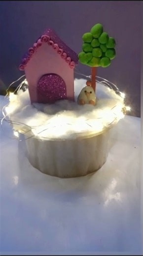 diy cute house making #craftideas #shorts