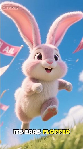 Bunny Races the Wind 🐰💨 | Cute & Adventurous Animal Short