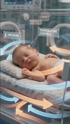 How a Premature Baby's Body Survives the NICU Environment | 3D Animation #baby #incubator #NICU