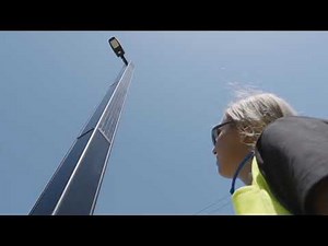 PowerStack Off-Grid Solar Pole Installation - short