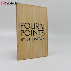 [Hot Item] Sustainability Custom Mifrae EV1/1K Bamboo Engrave RFID Wooden Card for Hotel