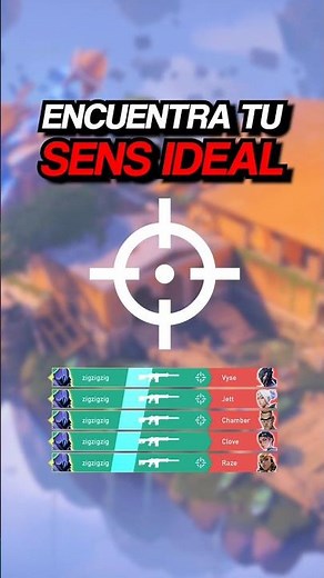 Encuentra tu sensibilidad perfecta en Valorant #valorant #gaming #tips