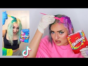 trying stupid things I saw on tik tok.. again