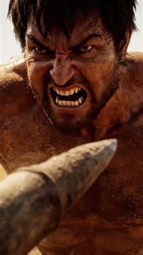 When Primitive Man Fights a Wild Bull | Survival of the Strongest||